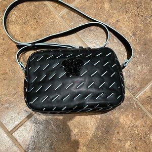 Authentic Versace Leather Crossbody Bag